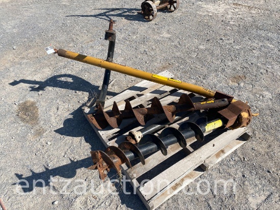LEINBACH POST HOLE DIGGER, 3PT, 6" AND 10" AUGERS
