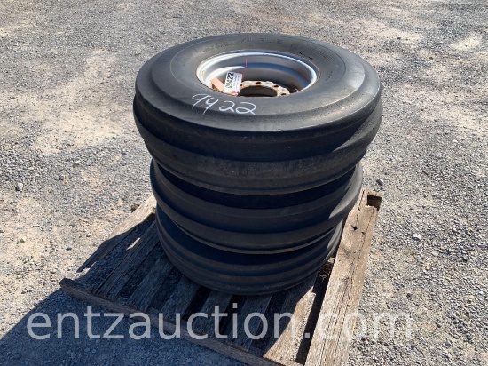 GOODYEAR 10.00 - 16 TIRES ON RIM, ARMSTRONG 10.00 -