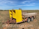 14' SCAFFOLDING TRAILER, (R) NO TITLE, WITH