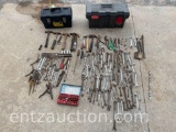 LOT OF MISC. HAND TOOLS, REVERSIBLE RATCHET