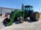 1990 JD 4555 TRACTOR, 3PT, PTO, (PTO NOT WORKING)