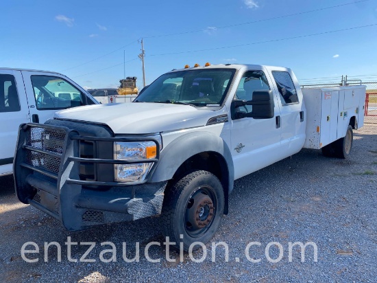 2011 FORD F550 TRUCK, 6.7L DIESEL, AUTO, 11'