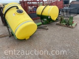 SET OF HELICOPTER 300 GALLON POLY TANKS WITH
