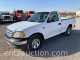 2001 FORD F150 PICKUP, 2 DOOR, SHORT BED, 2 WD,
