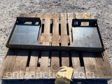 WELD ON QUICK ATTACH PLATE, UNUSED, ***SOLD TIMES