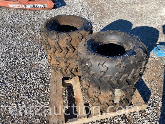 CARLISLE 25X12X10 TIRES, UNUSED ***SOLD TIMES