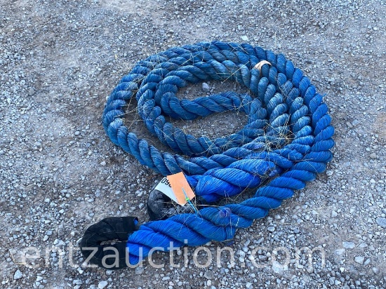 25' HD TOW ROPE, UNUSED