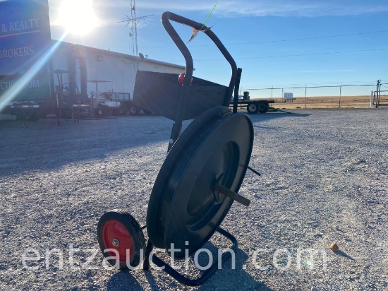 METAL BANDING CART WITH TOOLS