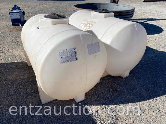 300 GALLON POLY CHEMICAL TANKS ***SOLD TIMES THE