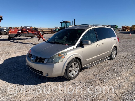 2004 NISSAN QUEST, LEATHER SEATS, DVD PLAYER,