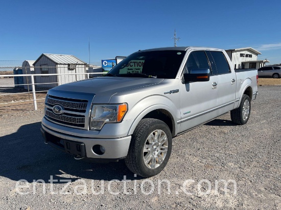 2012 FORD F150 PICKUP PLATINUM EDITION, ECO BOOST,