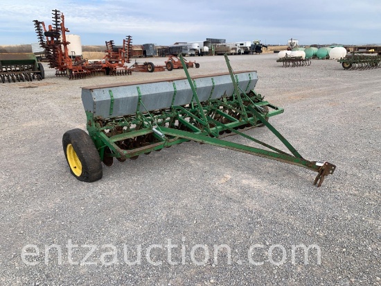 JD 10' WHEAT DRILL, RUBBER WHEELS