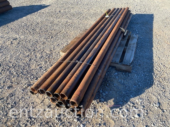 3" X 9' STEEL PIPE POST ***SOLD TIMES THE