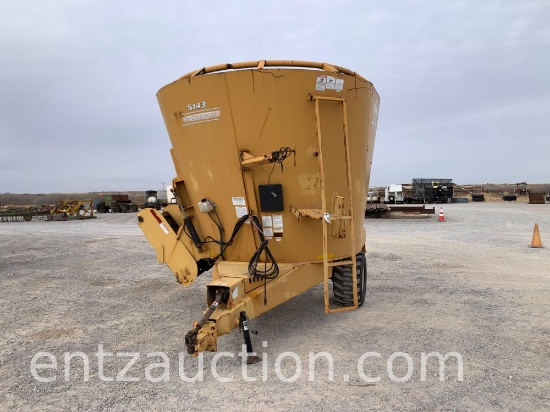KUHN KNIGHT 5143 VERTICAL MAX MIXER, SINGLE