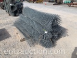ROLLS OF 8' CHAIN LINK ON PALLET ***SOLD TIMES