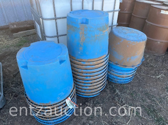 EMPTY PROTEIN TUBS (BLUE)