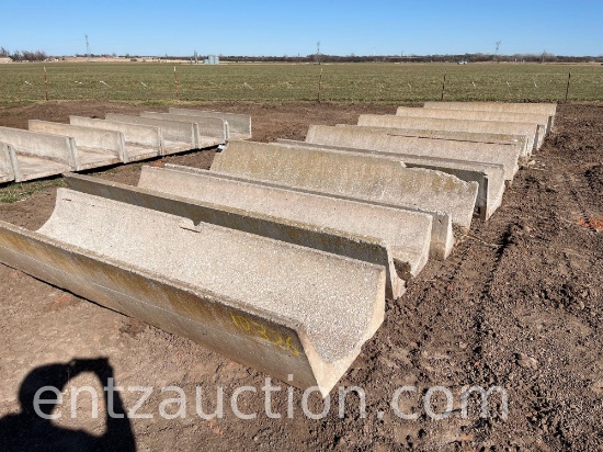 10' PRECAST CONCRETE BUNKS ***SOLD TIMES THE