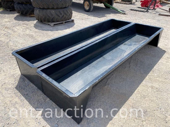 10' STEEL FEED BUNKS, UNUSED **SOLD TIMES THE
