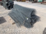 ROLLS OF 8' CHAIN LINK ON PALLET **SOLD TIMES