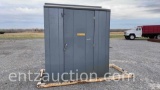 4' X 6' METER HOUSE, METAL FLOOR, ON SKIDS