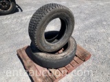 1) 275/70R 18 & 1) 255/70R 22.5 TIRES