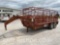 GOOSENECK 16' X 6' STOCK TRAILER, GN, TA,