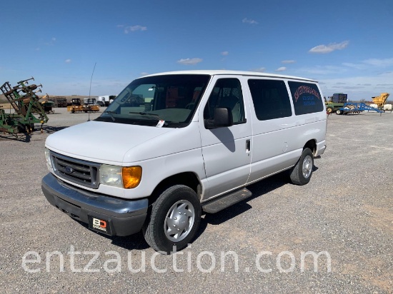 2006 FORD ECONOLINE VAN, 5.4L GAS,