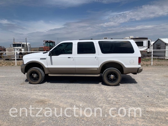 2005 FORD EXCURSION, 2WD, 6.0L DIESEL ENGINE,