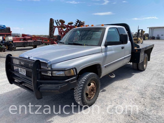 1998 DODGE 3500 PICKUP, 24 VALVE CUMMINS, DIESEL,