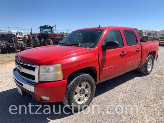 2010 CHEVY 1500 PICKUP, CREW CAB, 6.2L, GAS,