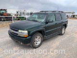 2004 CHEVY Z71 TAHOE, 4X4, 5.3L GAS, AUTO,