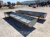 3' X 12' METAL FEED BUNKS **SOLD TIMES THE