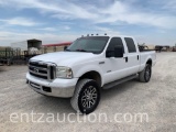 2005 FORD F350, CREW CAB, 4X4, DIESEL,