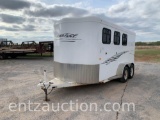 2013 ADVENTURE BY TRAILS WEST HORSE TRAILER, TA,