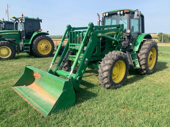 2007 JD 7330 TRACTOR, PREMIUM, FWA, C&A, 3PT, PTO,