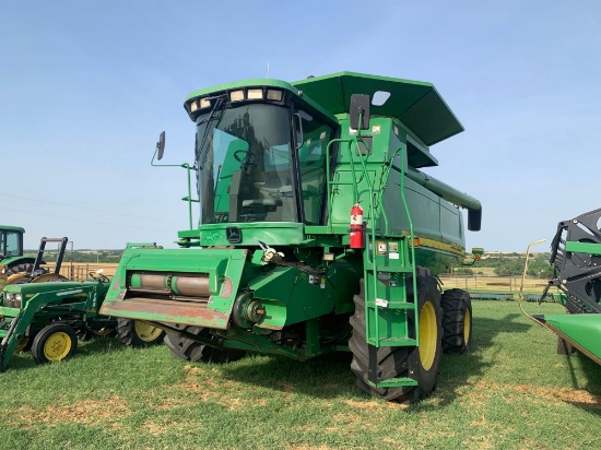 2000 JD 9650 STS COMBINE, BIN EXT, SINGLE PT HYD.