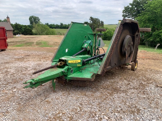 JD HX15, ROTARY MOWER, DF, 1000 PTO