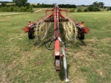H&S HIGH CAPACITY 14 WHEEL HAY RAKE, HYD. FOLD