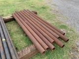 8' X 5'' PIPE POST ** SOLD TIMES THE QUANTITY**