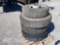TIRES ON STEEL RIMS 1) 275/80 R22.5,