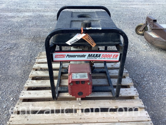 COLEMAN POWERMATE GENERATOR, 5000 WATT, 10HP