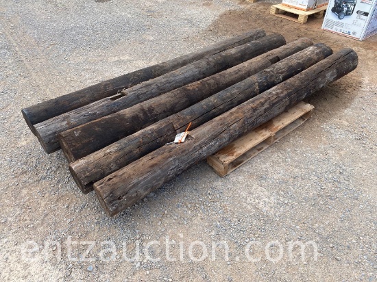 AVG. 7? X 8' CREOSOTE WOOD POST**SOLD TIMES THE QUANTITY**