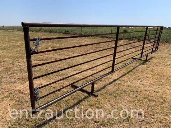 24' X 52" FREE STANDING PANEL, 2 3/8" PIPE, 1"