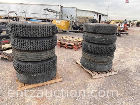 10.00-20 TRUCK TIRES ON RIMS **SOLD TIMES THE
