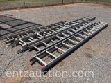 4) ALUMINUM LADDERS