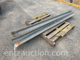 8' STICKS OF HD ANGLE IRON, GALVANIZED, 4