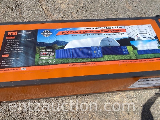 TMG 20' X 40' CONTAINER ROOF SHELTER,
