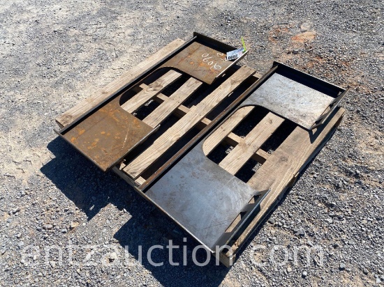 OPEN WELDABLE QUICK ATTACH PLATES **SOLD TIMES THE