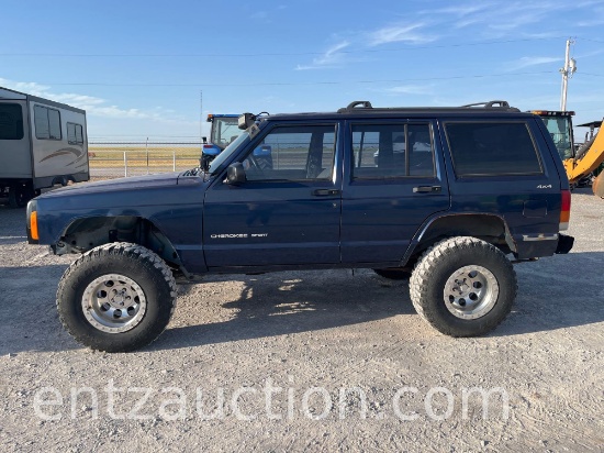 2001 JEEP CHEROKEE SPORT, 4.0L GAS, AUTO, 4X4,
