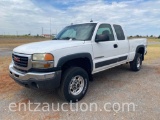2003 GMC 2500 PICKUP, SHORT BED, GAS, AUTO,